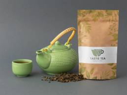 Tastie Tea Packaging Logo